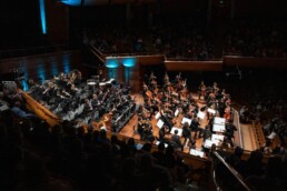 The NZSO National Youth Orchestra with conductor Dane Lam